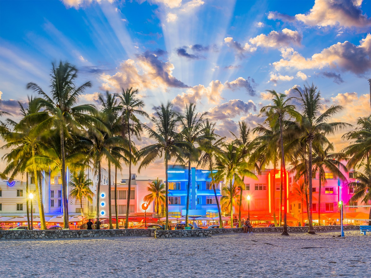 847714996 Miami Beach, Florida, USA on Ocean Drive.